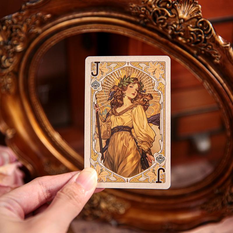 Divine Prayer Series Playing Cards Vintage Poker Card for Magic Shows Parties Table Games