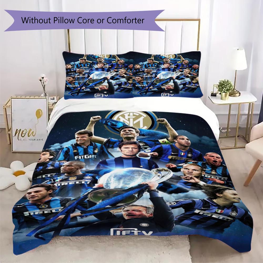 Famous F.C. Internazionale Milano football player Lautaro Martínez Home Decoration Soft Bedding Down Pillowcase Duvet Cover (without core) L8