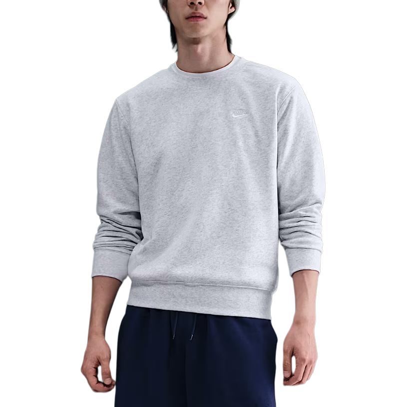 Nike Solid Color Crew Neck Long Sleeve Sweatshirt Men tops FN3889-051