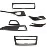 For BMW 1 2 Series F20 F21 F22 F23 116I 2012-18 ABS Carbon Fiber Car Multimedia Button Panel Trim Cover Interior Car Accessories
