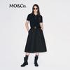 MO&Co. Women's Wool Short Sleeve Polo Sweater