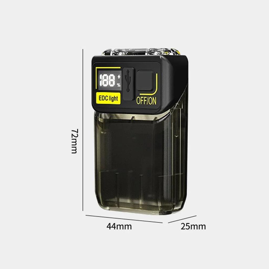 Flashlight High Power USB Rechargeable LED Tactical Digital DisplayAdjustable Built-in Battery Portable Camping Hiking Emergency