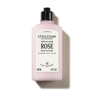 L'OCCITANE Rose Perfumed Body Milk 250mL, Moisturizing for the Whole Body, Popular for Men and Women, Birthday Gift