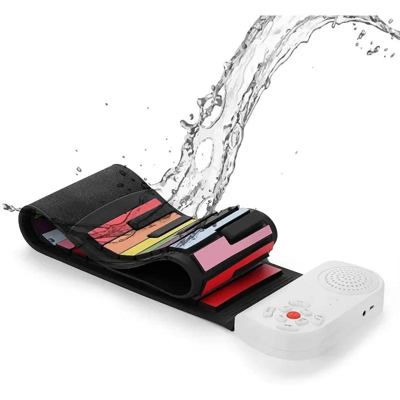 49 Keys Musical Keyboard Portable Silicon Hand Roll Up Piano Electronic Keyboard Organ for Children Music Lover