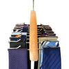 Multifunctional Wooden Hangers With 24 Hooks Belt Underwear Rack Hanger Space Saving Necktie Holder Closet Finishing Organizer