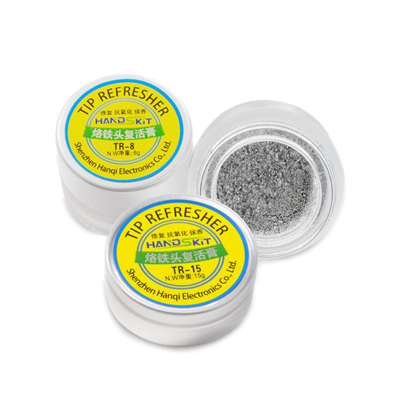 Lead Free Soldering Iron Tip Refresher Clean Paste Quickly Remove Black Layer of Welding Nozzle Environment for Protecti
