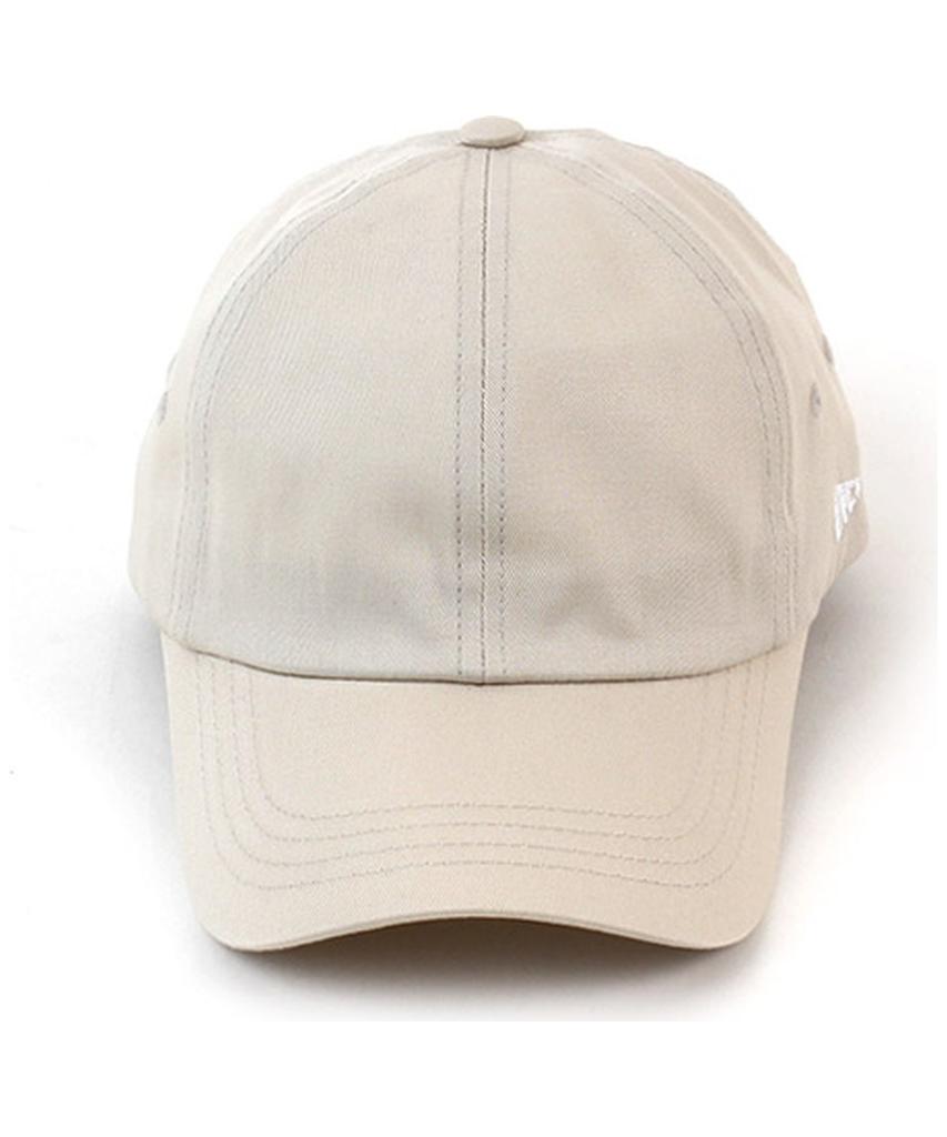 Yunibeosyeolkemiseuteuli Back Logo Cotton Beige Ballcap