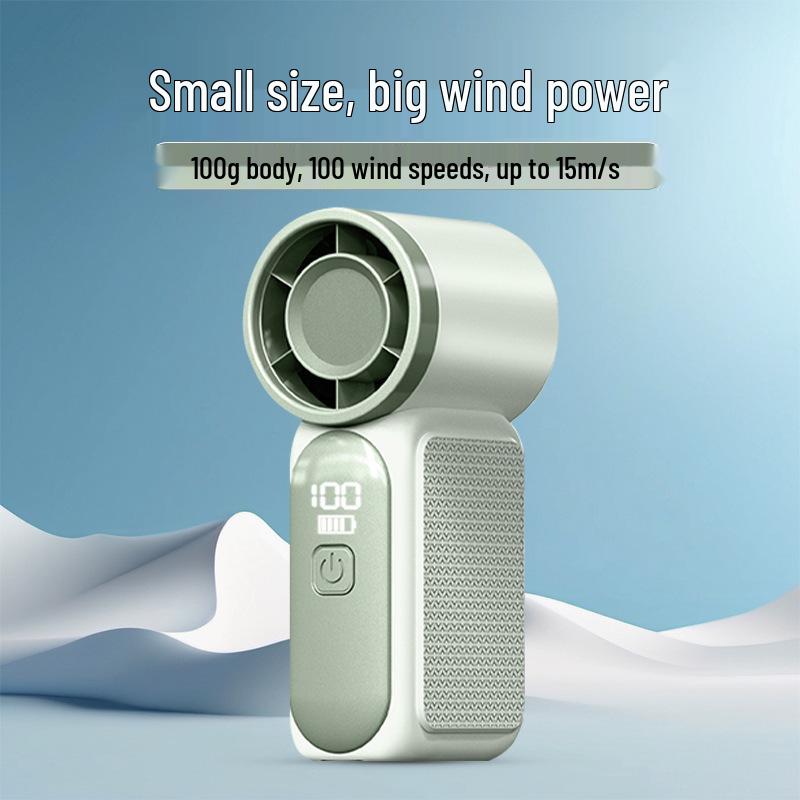 X688 Mini USB Rechargeable 100-Speed Silent Portable Fan for Student, Office, or Home