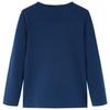 T-shirt enfants manches longues bleu marine 92/104/116/128/140