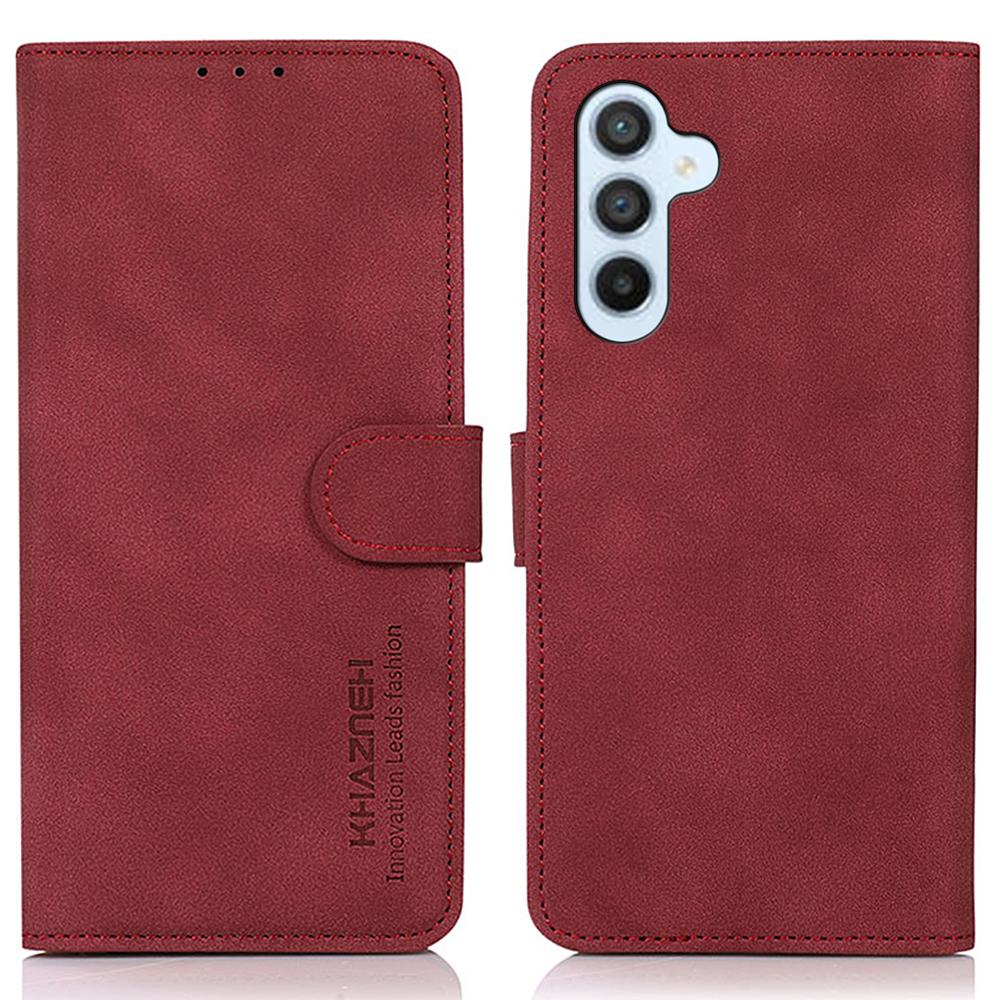 

KHAZNEH For Samsung Galaxy A16 5G/A16 4G Stand Case PU Leather Wallet Phone Cover Red