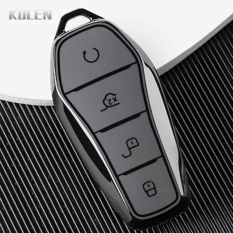 Tpu Auto Smart Key Fob Cover Case Fit For Byd Song Plus Atto 3 Han Ev Tang Dm Qin Seal Dolphin Protected Key Ring Remote Housing Auto Accessories