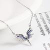 Rhinestones Angel Wings Adjustable Woman Necklaces Choker Clavicle Chain Korean Neck Jewelry