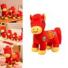 Plush Horse Animal Figurine With Pp Cotton Filling For Year Of The Horse Celebration And Gift Giving