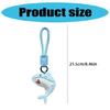 Charming Leather Dolphin Keychain with Whimsical Design Elegant Key Chain Charm for Everyday Use and Special Occasions