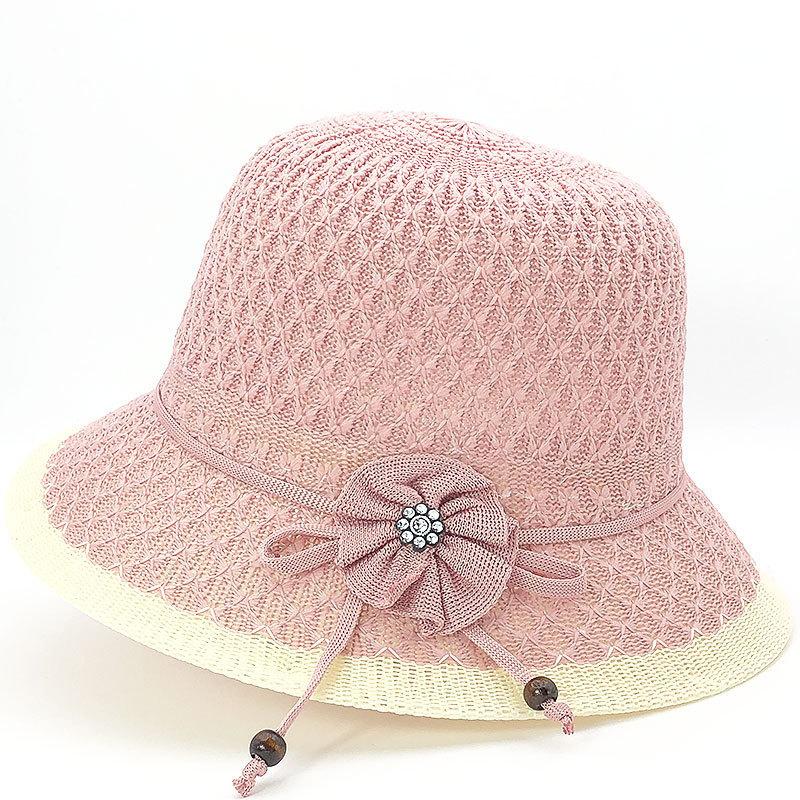 

Ladies Wide Brim Sun Hat With Breathable Material For Summer Sunblock And Casual Outings рожевий