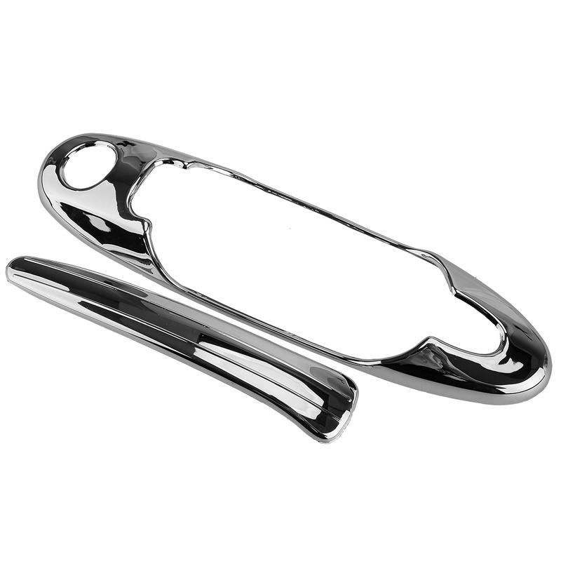 1 Set Chrome Exterior Door Handle Cover Trim ABS Fit for Toyota Sequoia Tundra Lexus LX470 2005 2006 2007