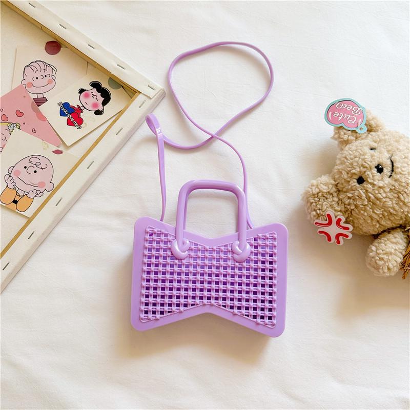 2025 Woven Butterfly Jelly Bag: Cute Children's Mini Beach & Coin Purse
