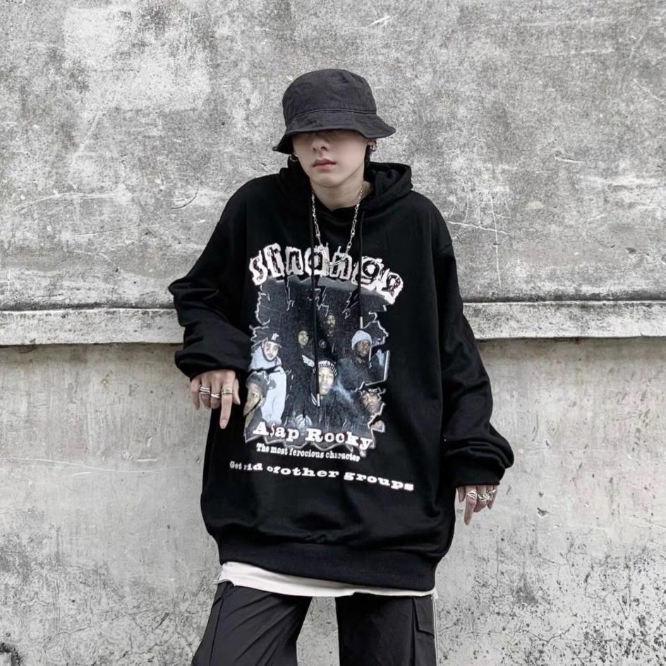 

Толстовка мужская в стиле панк, готическая цепочка, пуловер с принтом сердца, толстовки, уличная одежда больших размеров, белый спортивный костюм в стиле хип-хоп, мужская верхняя одежда S