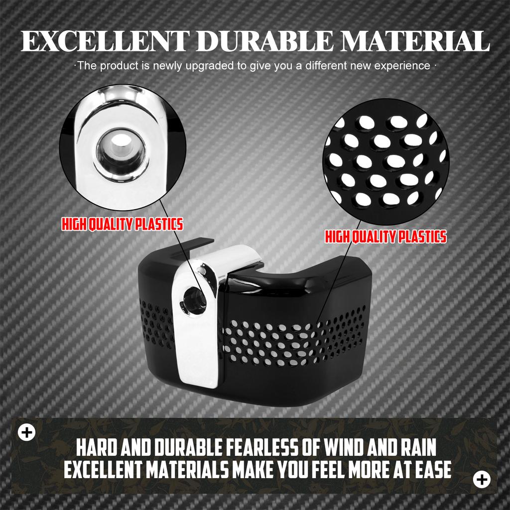 Motorcycle Ignition Coil Cover Black/Chrome Caps For Harley Softail Street Bob FXBB Low Rider Breakout FXBR Fat Boy FXFB 2018-23
