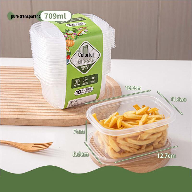 Reusable Microwave-Safe Plastic Food Containers