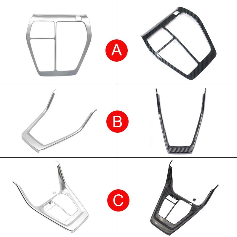 For Toyota RAV4 XA50      2024 Carbon Fiber Gear Shift Panel Center Console Cover Trim Frame Car Accessories