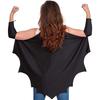 New Halloween Bat Sleeve Cape Catwoman Black Cape with Eye Mask Children's Performance Props Bat Cape