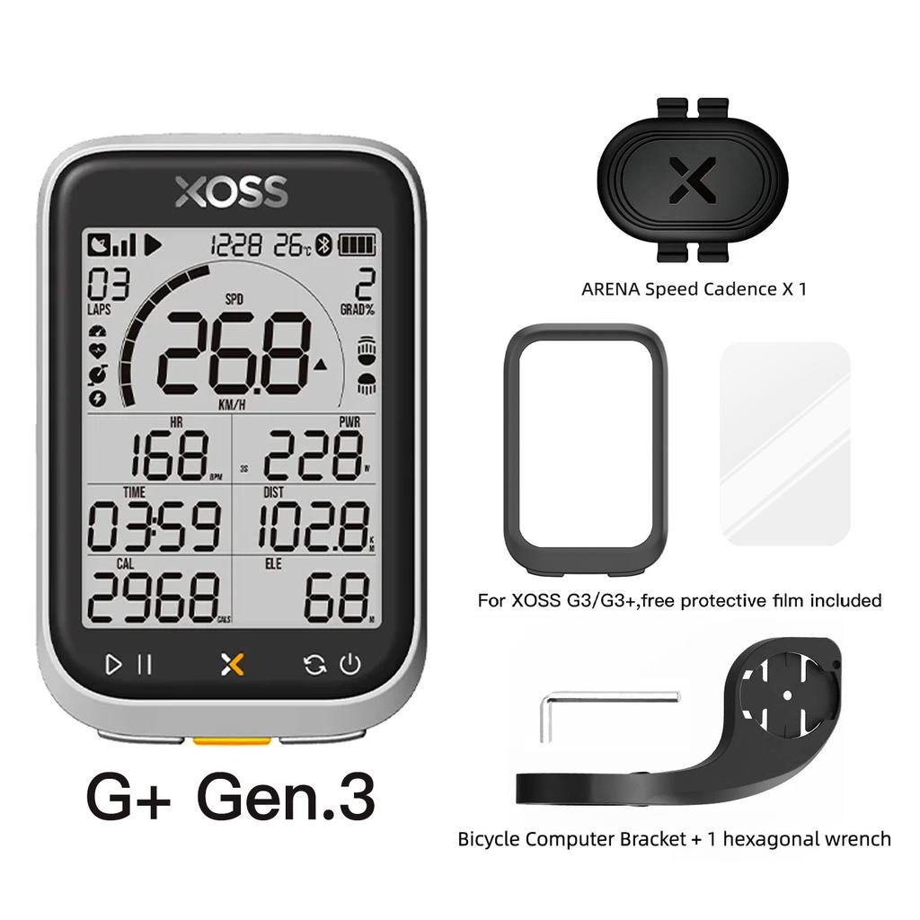 XOSS Nuevo G3 Gen3 GPS Ciclocomputador Velocímetro Rastreador Bluetooth Impermeable Bicicleta de Carretera Cadencia Velocidad Cuentakilómetros de Bicicleta