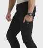 Slim Fit Black Racing Pants - Four Seasons Motorcycle Cycling Jeans Anti-Fall Off-Road Gear