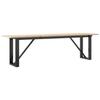 VidaXL Table Basse Cadre en O, Table d'Appoint, Bout de Canapé, Meuble de Salon Salle de Séjour, 160x40x45 cm Bois de Pin 3282668