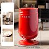 Mülleimer Abfalleimer Mülltonne Modern Tragbar Aufbewahrungseimer Abfallkorb Müll für Badezimmer