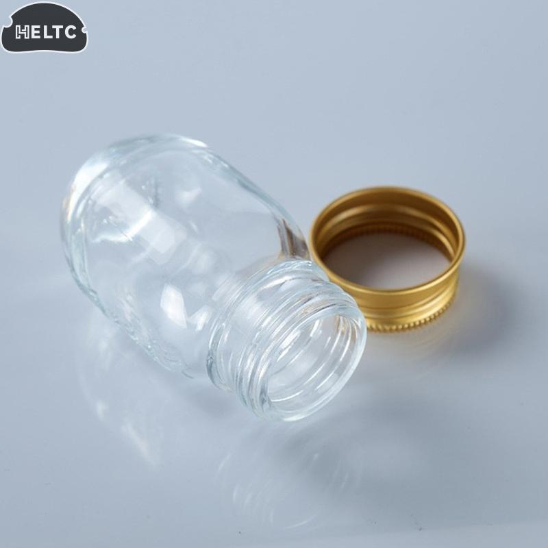 Mini 30ml Glass Sealed Bottle For Jam Honey Coffee Empty Jar Glass Bottle With Lid Medicine Bottle, Powder Capsule Glass Bottle