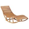 Day and Night - Day and Night Solid Teak Wood Rocking Lounger