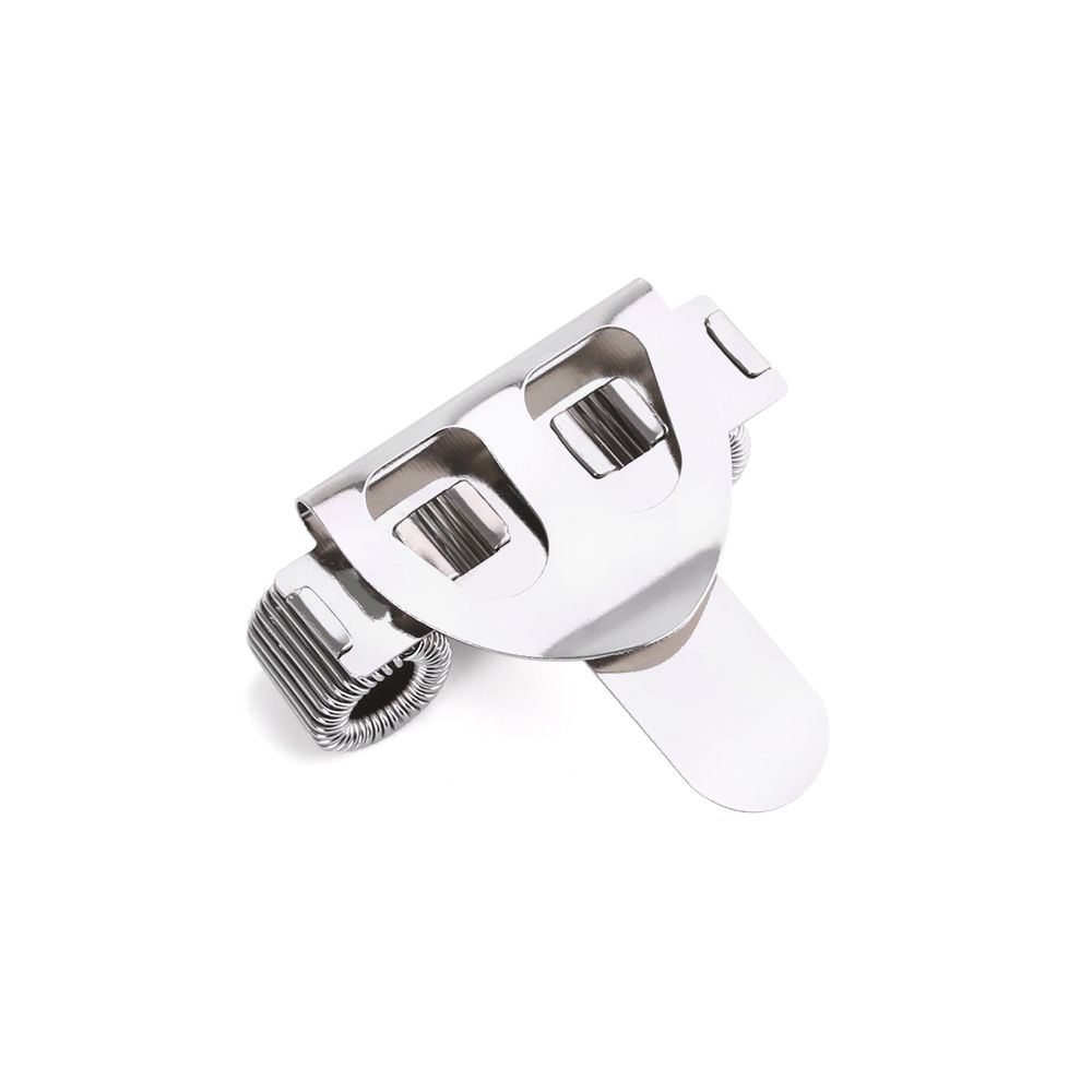 1PC Adjustable Convenient Stationery Metal Pen Clips Elastic Loop Notebook Spring Pen Holder