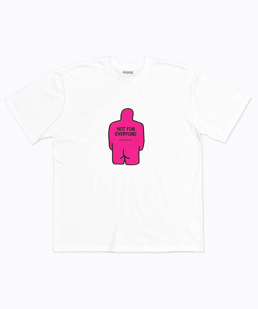 HANRYANG COLLECTIVE Hr Pink Back Icon Tee White