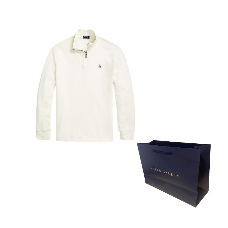 Polo Ralph Lauren Felpa Uomo FW23 Bianca MNPOKNI16822279-101