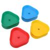 Triangle Shaped Cards Playing Holder 4 Colors Round Edge Spring Design Poker Holder for Adults Children
