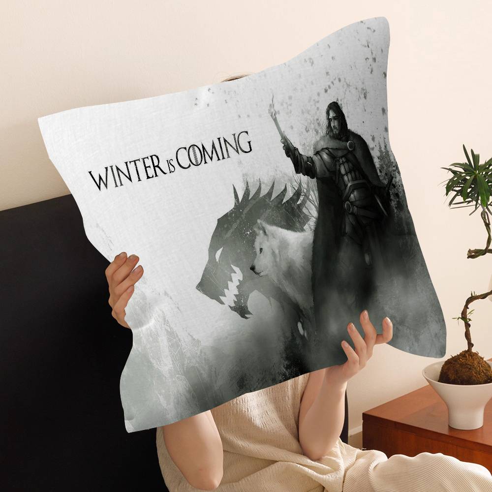

Film G-Game of T-Thrones Pillowcase toon Gift Cushion Cover Bedroom Home Sofa Chair Seat Decor pillow case 30cmx30cm