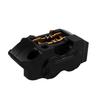 New Motorcycle Black CNC Brake Caliper Brake Pump 82 Mm Assembly 4 Piston Radial