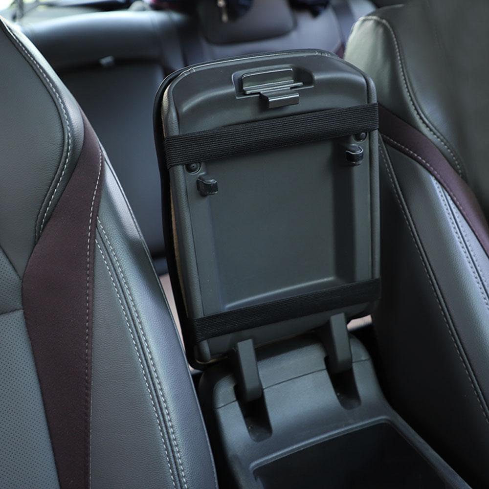 A Three-dimensional Nappa Leather Embroidered Car Armrest Cushion for Dust-proof, Dirt-proof and Water-resistant Car Interiors