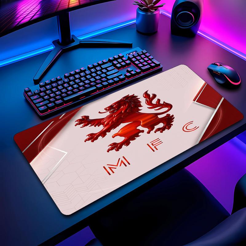 Middlesbrough Football Pattern Mouse Pad Non?Slip Rubber Base Gaming Mousepad For Desk Office Home