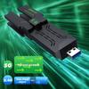 2 In 1 WiFi 6 Bluetooth 5.4 Adapter Dual Band 2.4G/5G USB WiFi Network Card 900Mbps Wireless Wlan Receiver for PC Laptop Driver Free
