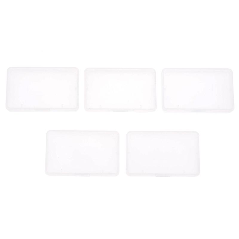 5Pcs Transparent Game Cartridge Case For Gameboy Advance Gba Gbc Plastic Dustproof Box Cover For Gameboy Color Pocket