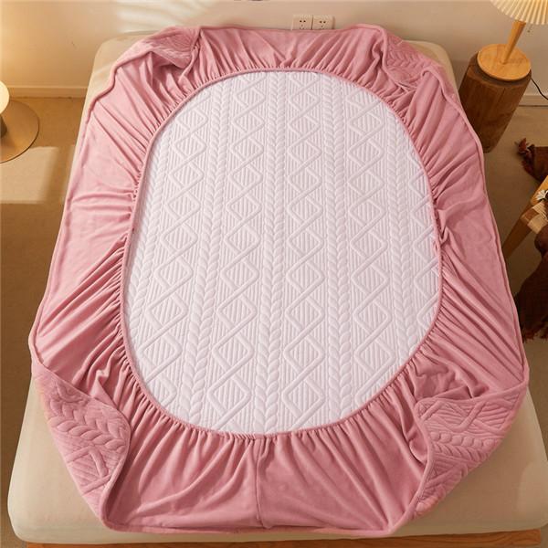 New Fashion Bumbac îngroșa cearșaf de pat taff catifea iarnă caldă cearșaf îmbrăcat pentru saltea Husă de protecție îngroșă cuvertură de pat husă de saltea