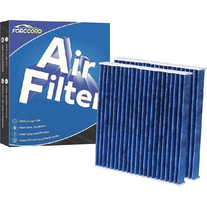 2-Pack HEPA Cabin Air Filter Fits For -2026 Volkswagen ID.4 Activated Carbon Cabin Filter Replacement VF4003 Car Accessories