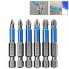 6pcs Anti Slip Phillips Screwdriver Bits Single Head Cross Head Bit 50mm   Drill Bit Screw