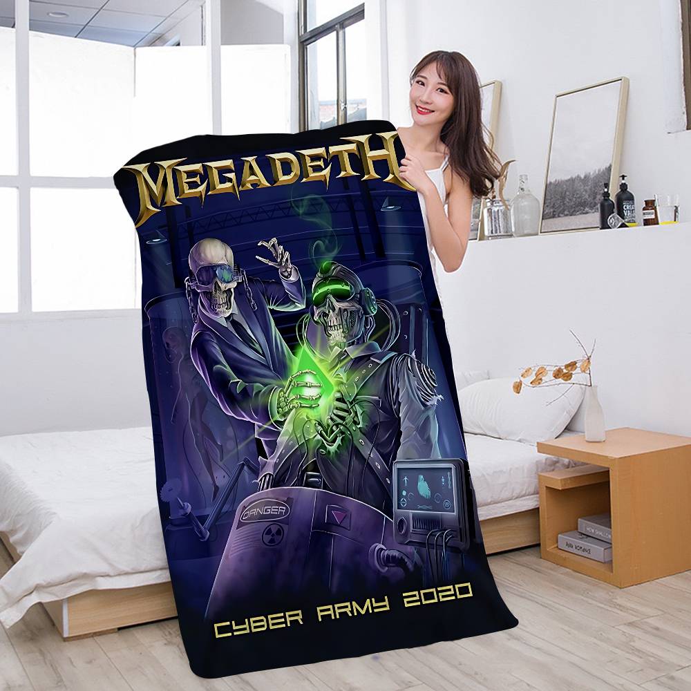 Band M-Megadeths Anime Beach Swimming Towel Soft Absorbent Washcloth Children's Gifts For Kids Travel Camping Gym
