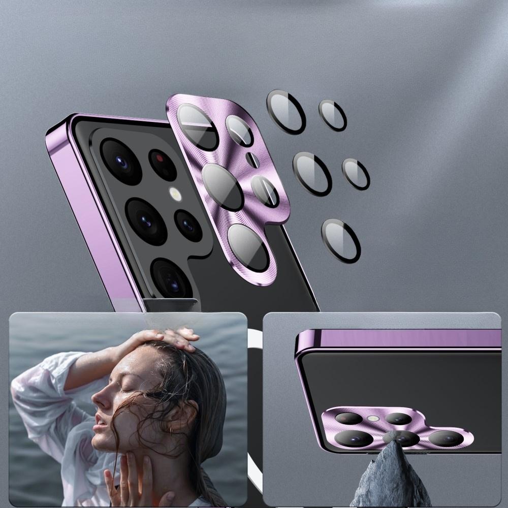 Samsung Galaxy S23 Ultra Camera Protection Case, CamShield MagSafe, Clear/Purple