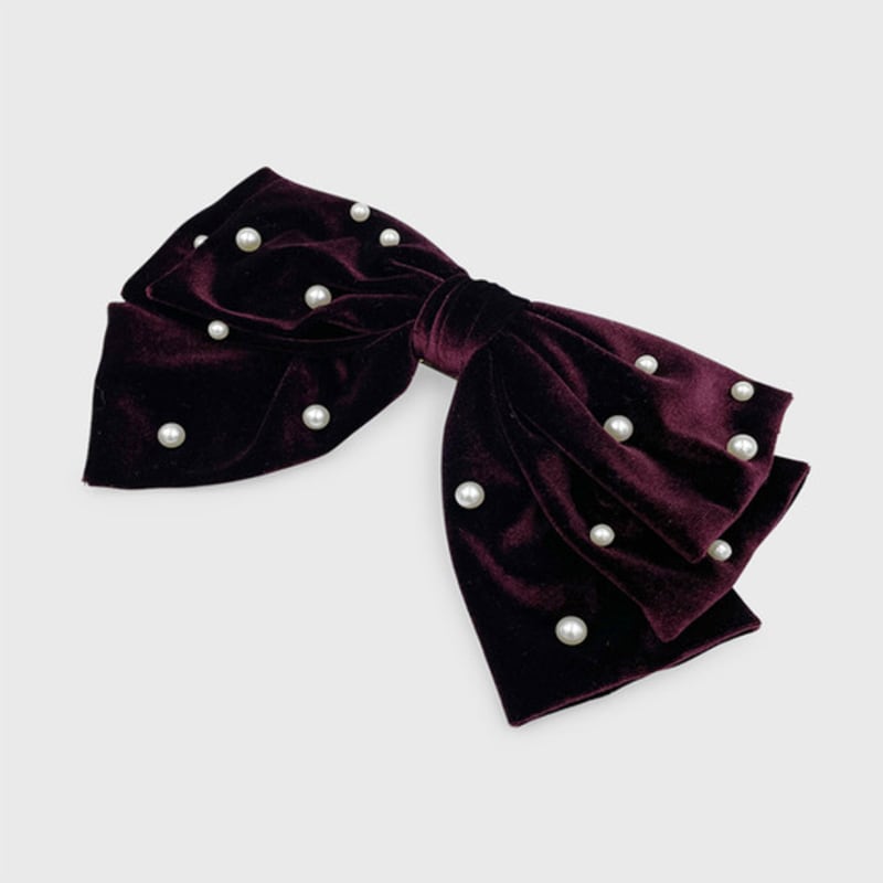 Jean Paul Clarisse Perlen Samtband Brosche JP-22-182AB