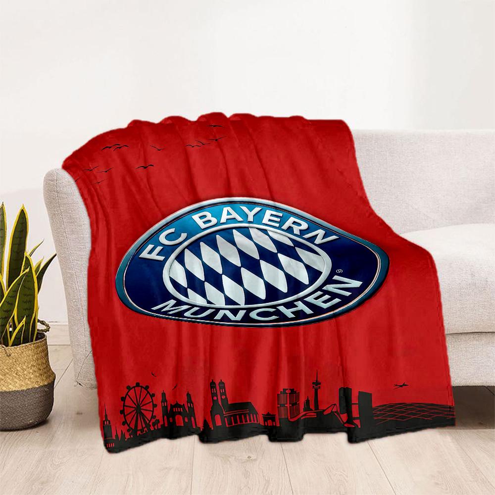Bayern Munich Blanket Comfortable Suitable for Couch Sofa Seaside Four Seasons Universal Modern Ideal Gift For Birthday Valentine'S Day