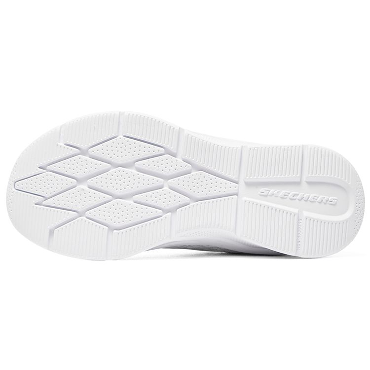 Skechers Comfortable Versatile Shock Absorbing Durable Low Top Kids Running Shoes Kids Sneaker White 302617L-WHT